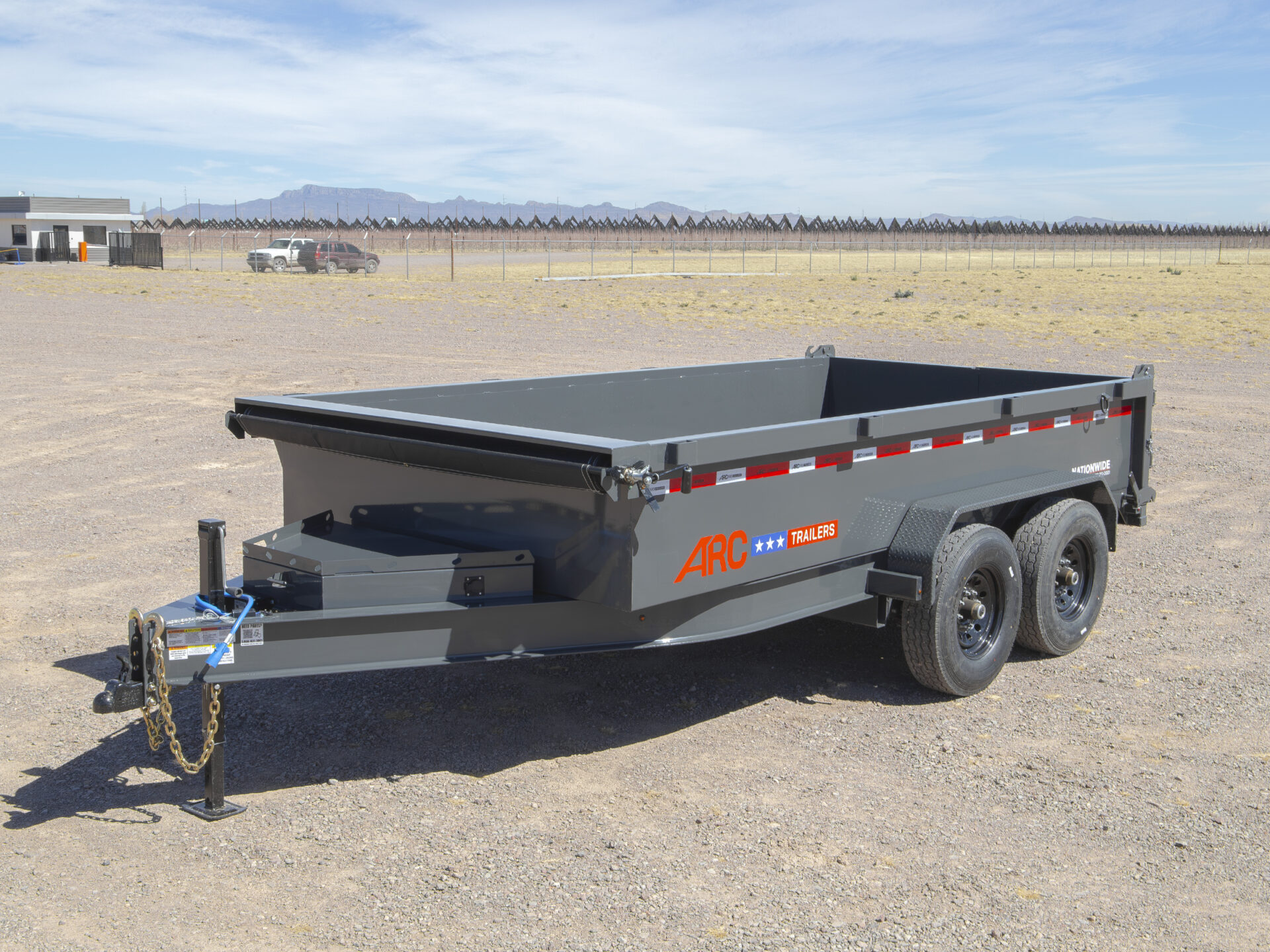 BDZ Bumper Pull Scissor Lift Dump Trailer | ARC Trailers