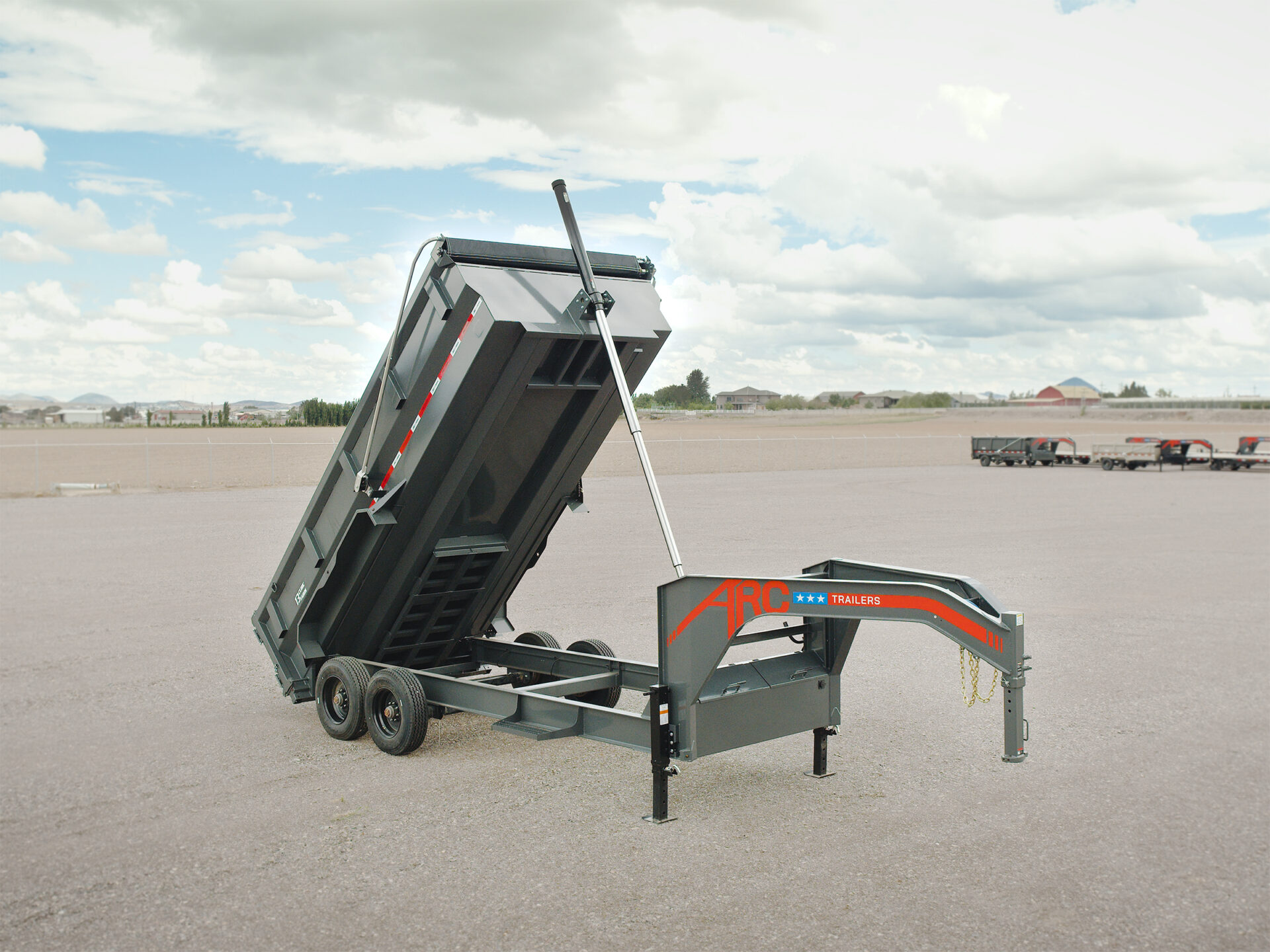 GDH Gooseneck 20K Heavy Duty Dump Trailer | ARC Trailers